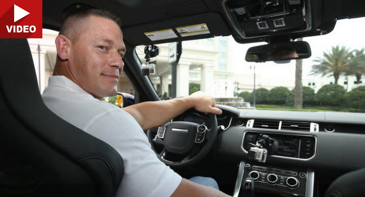  John Cena Plays The Chauffeur In A Range Rover Sport SVR [w/Video]