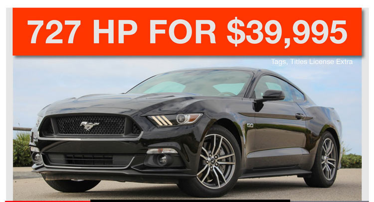  Ohio Dealer Sells Brand-New, 727-HP Supercharged Mustangs For Less Than $40,000