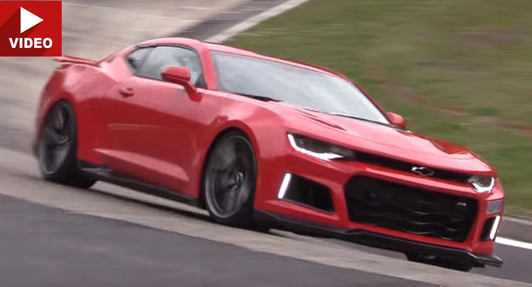 New Chevy Camaro ZL1 Seen Pounding On Nurburgring