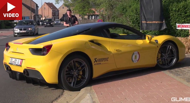  World’s First Ferrari 488 With Akrapovic Exhaust System Sounds Off