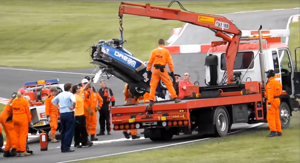  Racing Driver Escapes Crazy Formula 3 Crash