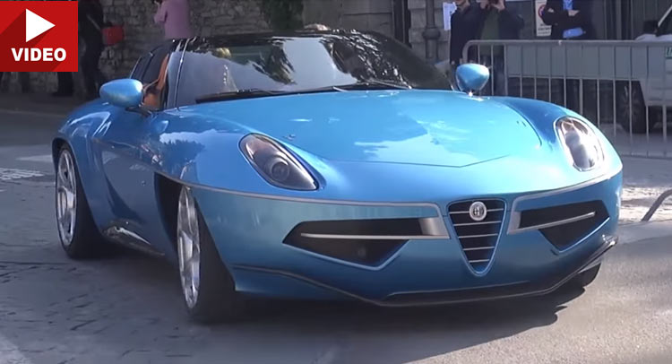  Touring Superleggera’s Alfa Romeo Disco Volante Looks At Home At Villa d’Este