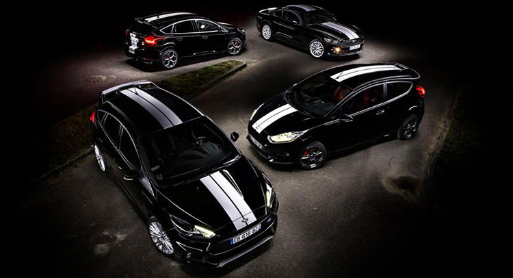  Ford Gives France 50th Ann Le Mans Fiesta ST, Focus ST, Focus RS And Mustang Specials