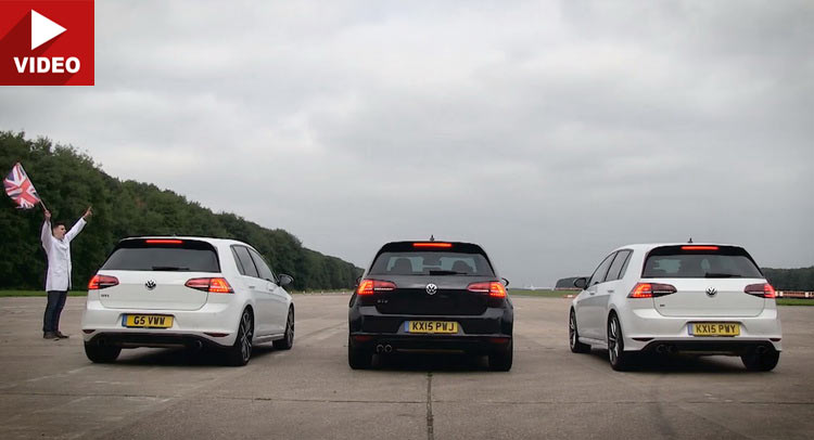  It’s The Fast Golfs Drag Race: R vs GTI vs GTD