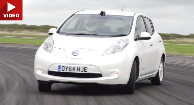 Plastic Tires Is All It Takes To Drift The Nissan Leaf
