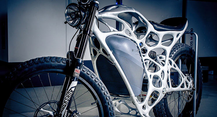  Airbus’ Light Rider is The First 3D Printed Motorcycle