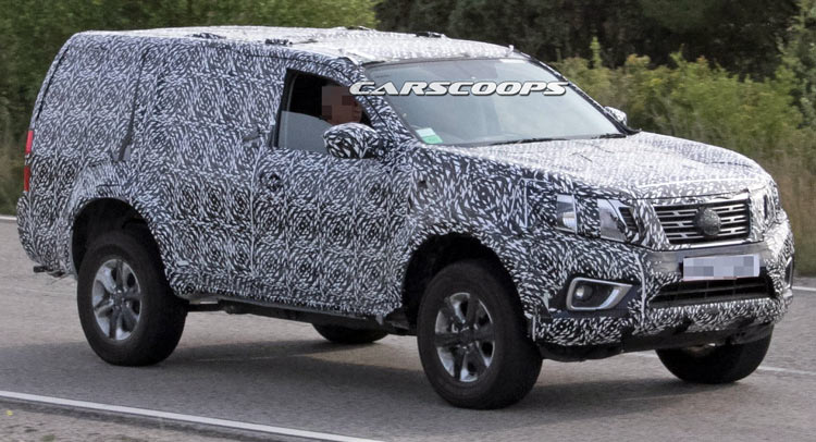 Nissan Spied Testing New 2018 SUV Based On Navara NP300 Truck