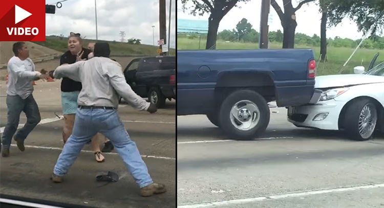  Crazy Texas Road Rage Incident Has It All, From Punching A Woman To Purposely Crashing Car
