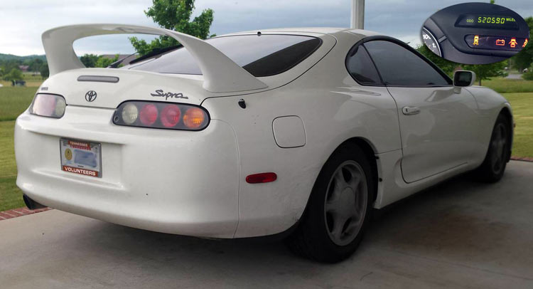  This Toyota Supra Has 520,000 Miles Or 837,000 Km On Original Engine!