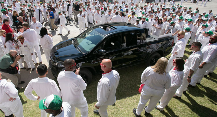 2017 Honda Ridgeline Commences Production In Alabama