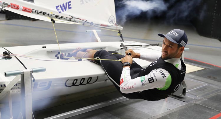  Audi Puts Wind In Olymic Athlete’s Sails