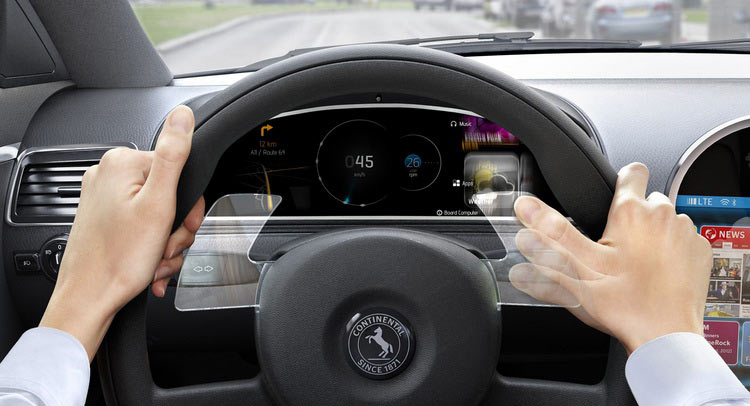  Continental Designs Gesture Control System For Steering Wheels