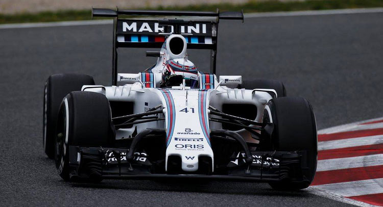  Williams Testing Radical Rear Wing In Barcelona