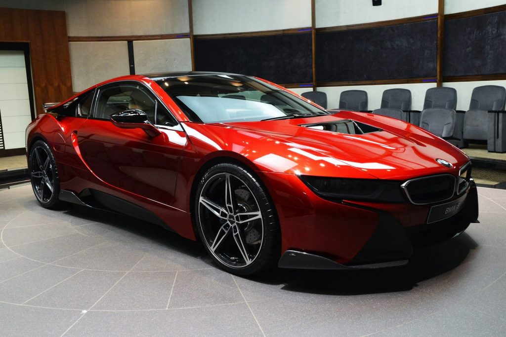 This Custom Lava Red i8 Is Dripping Hot | Carscoops