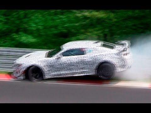 2018 Camaro Z/28 Prototype Crashes On Camera At The Ring