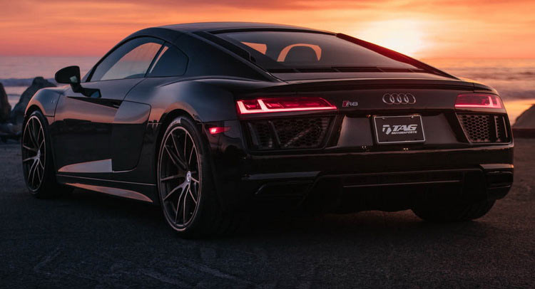 Sun Sets On New Audi R8 And Its Satin Bronze Wheels