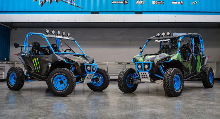 Ken Block Keeps Busy With Custom Can-Am Maverick Turbos