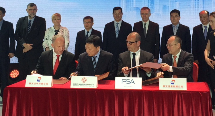  PSA Group To Jointly Develop Electric Vehicles With Dongfeng