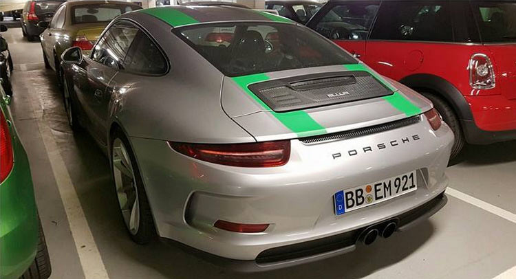  New Porsche 911 R Spotted In Parking Lot Near ‘Ring