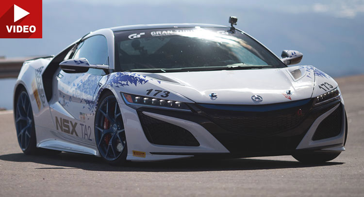  Slightly Tweaked Acura NSX Claims Time Attack 2 Victory At Pikes Peak