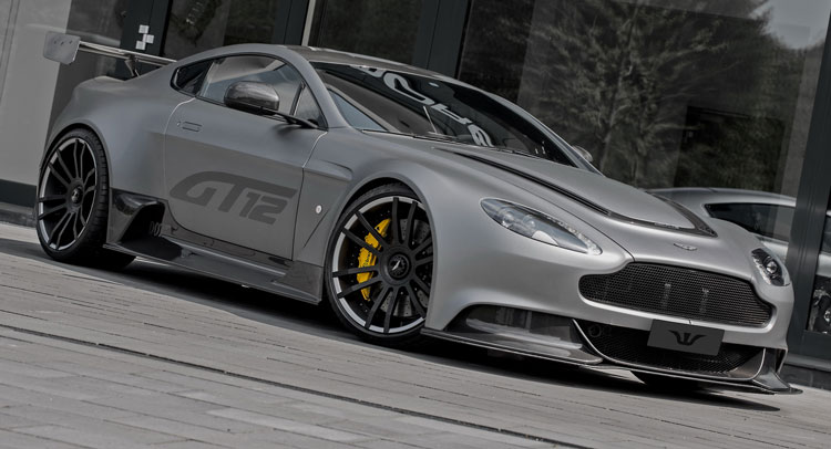  Aston Martin Vantage GT12 Gets Two-Tone Rims By Wheelsandmore