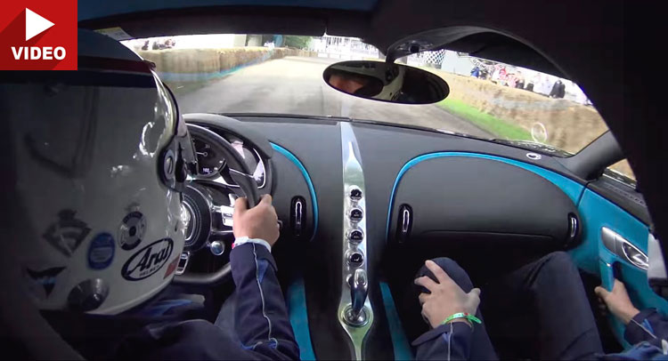 Take A Ride In The Monstrous Bugatti Chiron At Goodwood