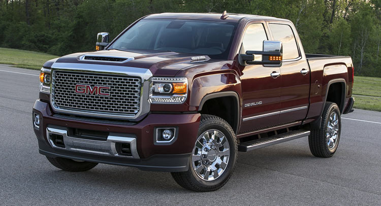 GMC Teases 2017 Sierra Denali HD With Functional Hood Scoop