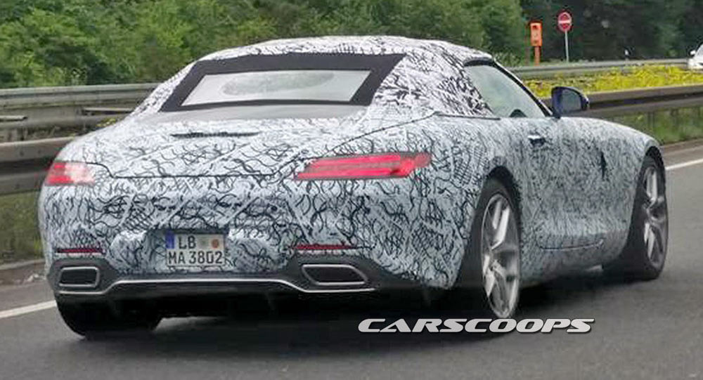  New Mercedes-AMG GT Roadster Caught For The First Time