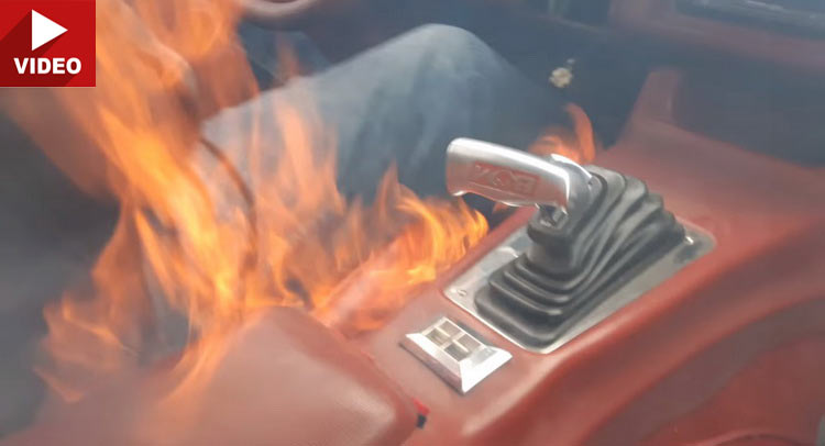  Modded Camaro Suddenly Bursting Into Flames Is Terrifying To Watch