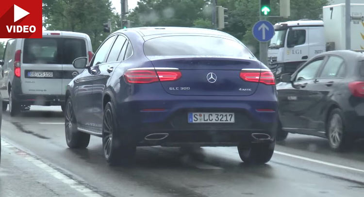 New Mercedes GLC Coupe Spotted In Traffic
