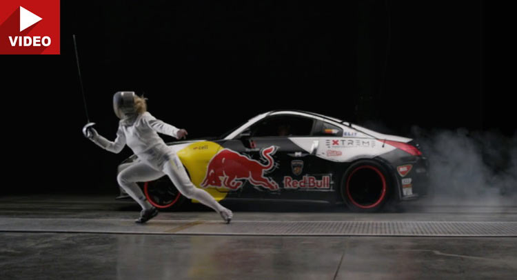  Fencer vs Race Car: Red Bull Asks Who’s Faster?
