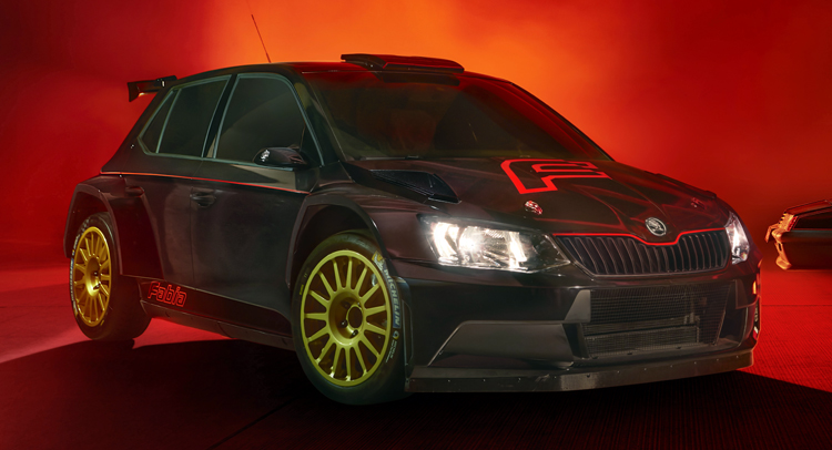 Skoda Fabia R5 Looks Boss In Retro Black Livery