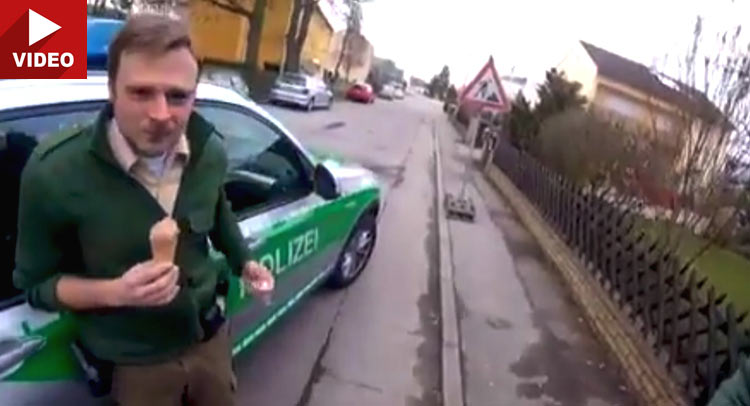  German Cops Get Cheeky With Biker
