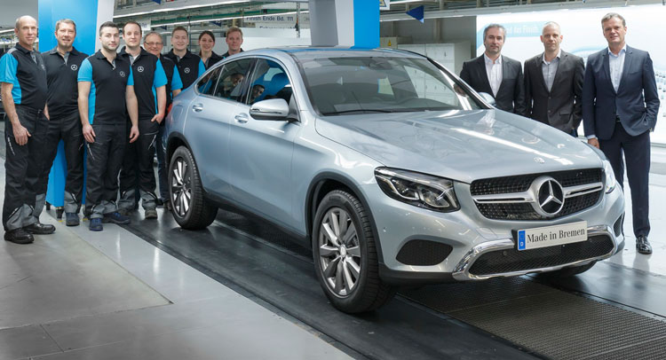  Mercedes-Benz Commences Production Of The GLC Coupe In Bremen