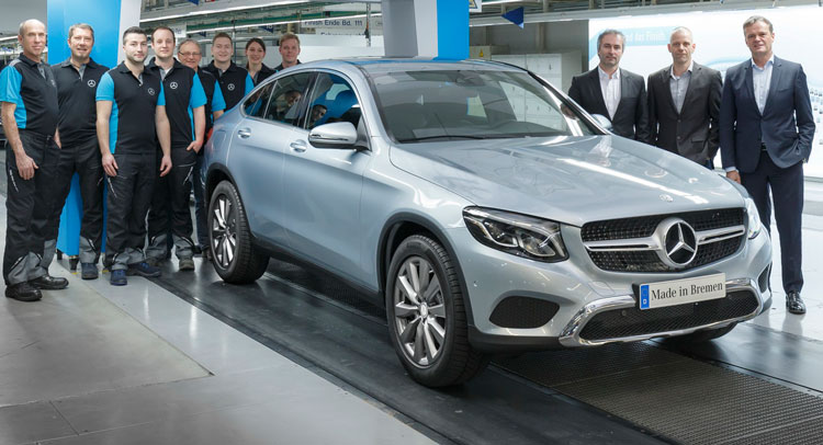 Mercedes-Benz Commences Production Of The GLC Coupe In Bremen