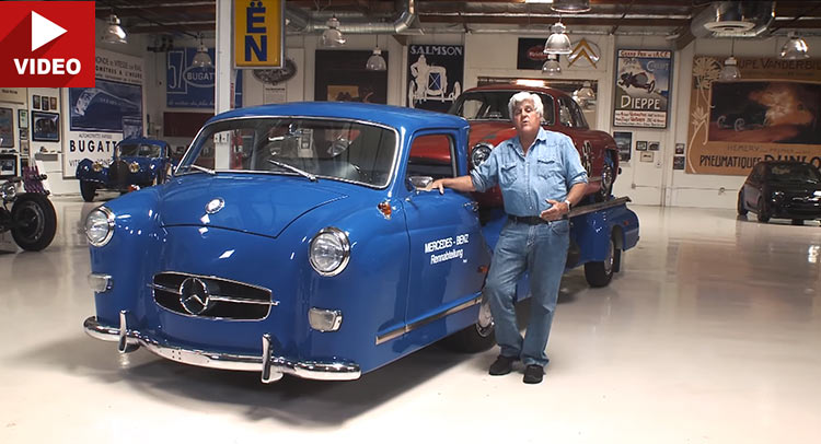  Jay Leno’s Mercedes Race Car Transporter Is One Wonderful Oddity