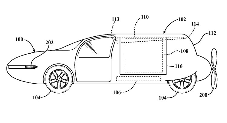 Toyota Patents Shape Morphing Fuselage For Aerocar