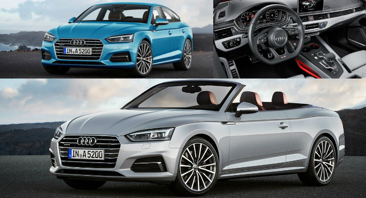  2017 Audi A5 Cabrio & Sportback Will Probably Look Something Like This