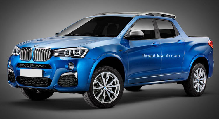 Fictitious BMW X4 Pickup Could Rival The Mercedes X-Class
