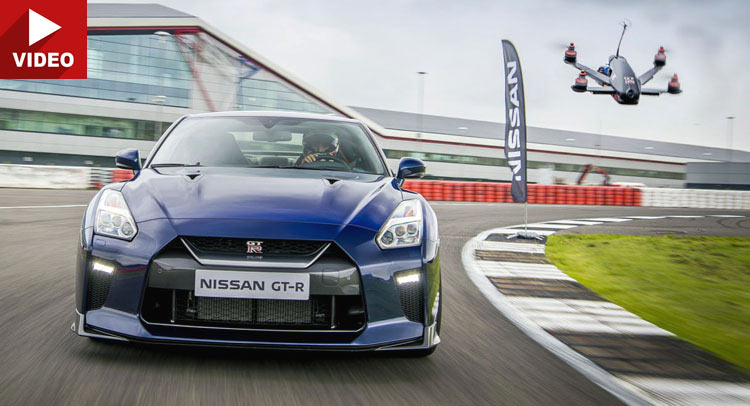  Can The Nissan GT-R Outrun A…GT-R Drone?