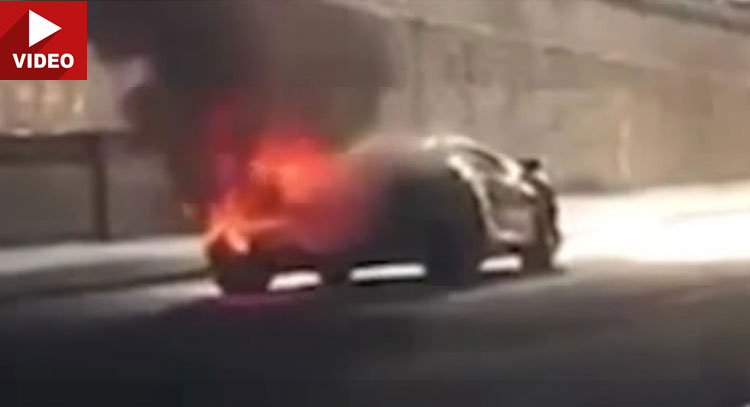  Lamborghini Aventador Burns To A Crisp In London