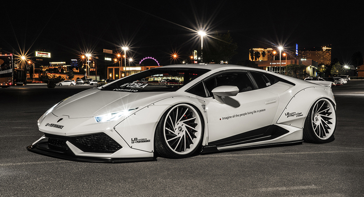  Liberty Walk Lends Lamborghini Huracan More Visual Drama