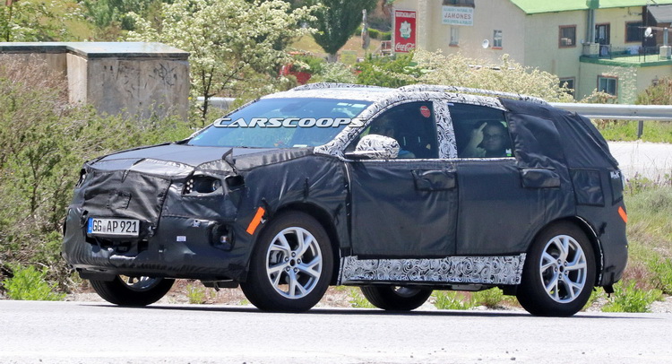  2018 Chevy Equinox / Opel Antara Prototype Spotted With Bad Boy Sitting In The Back