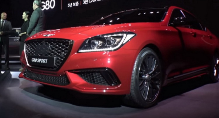  Genesis Reveals Twin-Turbo G80 Sport At The Busan Motor Show [w/Video]