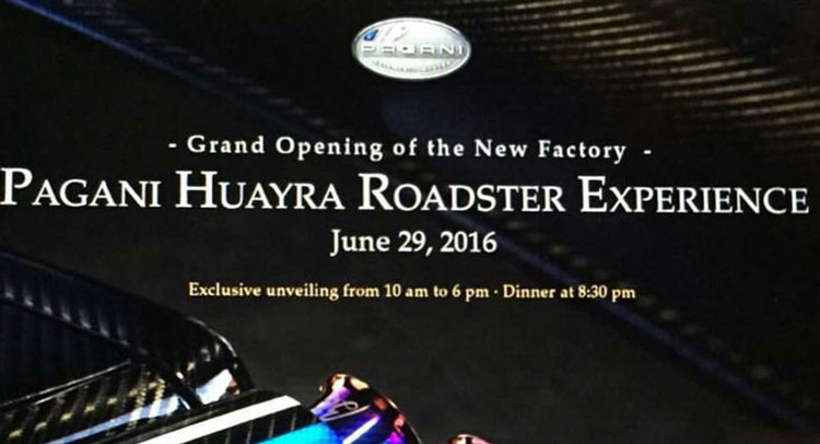 Has Pagani Unveiled The Huayra Roadster?