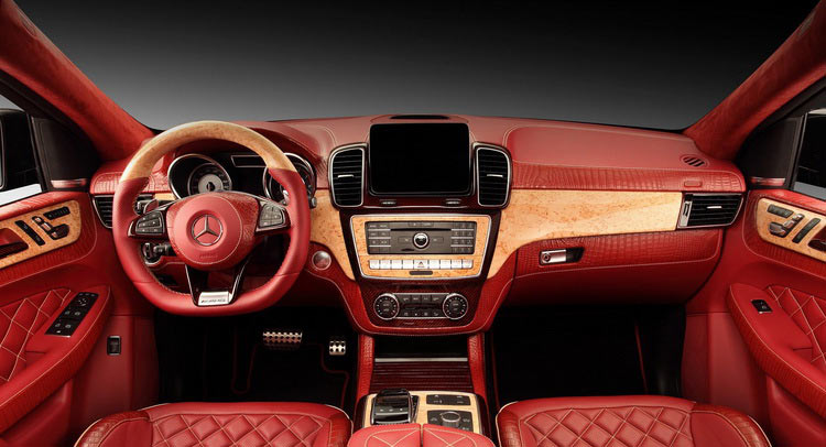 TopCar Shows Off Custom Red Crocodile Interior For GLE Coupe ‘Inferno’