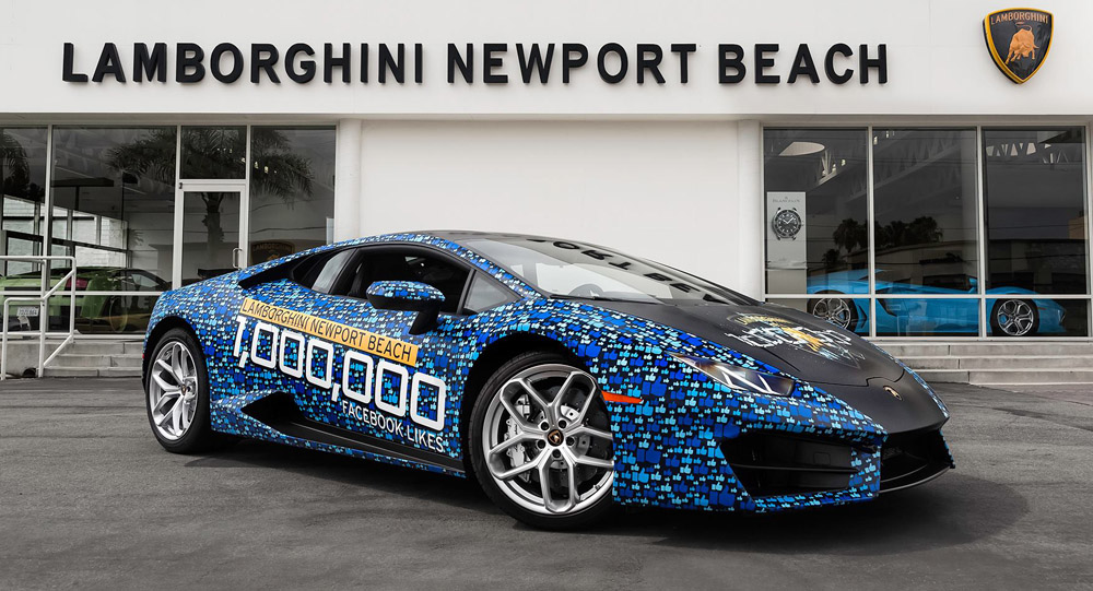  Lamborghini Dealer In California Celebrates 1 Million Likes On Facebook
