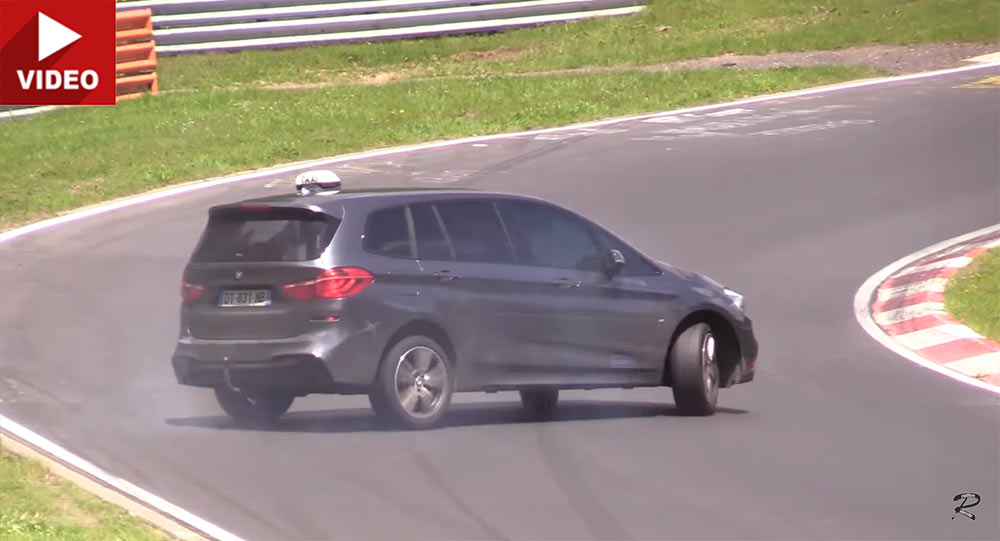 BMW 2-Series Gran Tourer Driver Shows Some Skill Around The ‘Ring