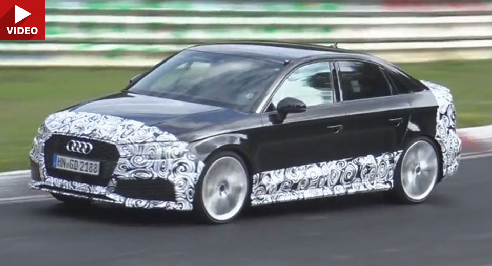 Audi RS3 Sedan Getting Ready To Take A Swing At The Merc-AMG CLA 45