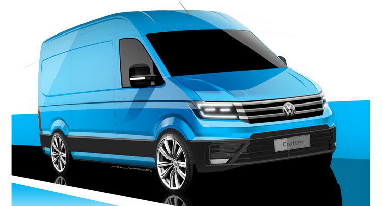  All-New Volkswagen Crafter Teased In Official Sketches